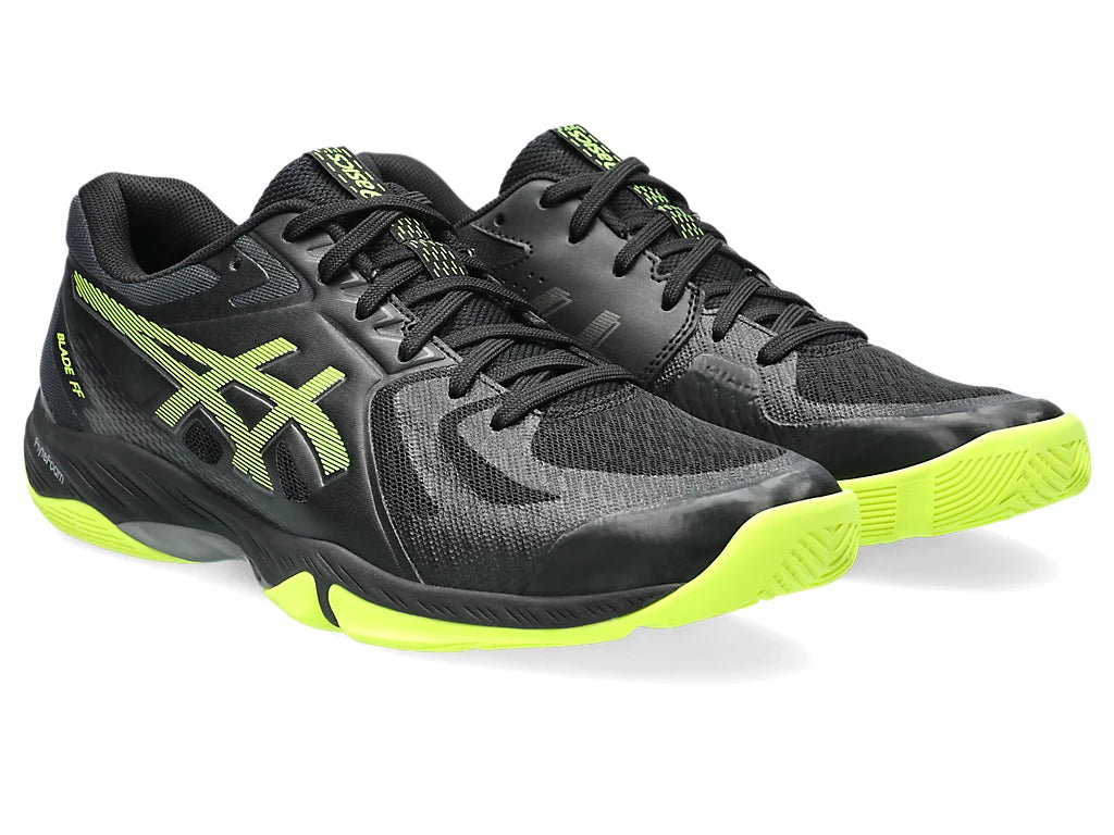 Asics Blade FF Badminton Shoes Black Safety Yellow