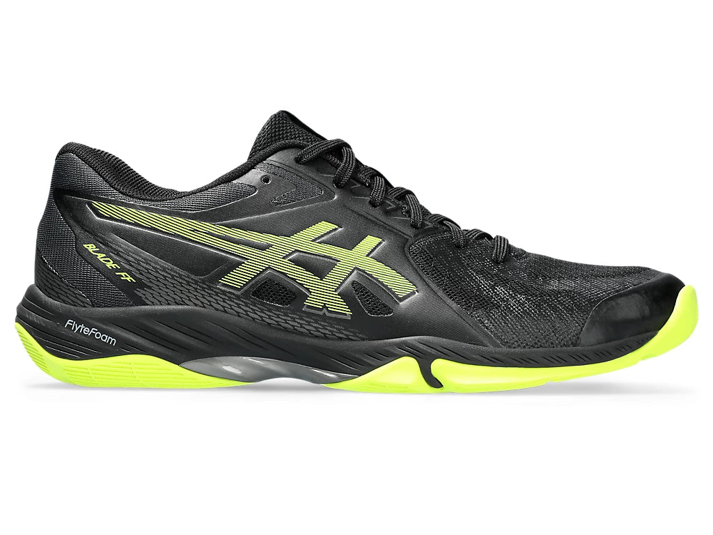 Asics Blade FF Badminton Shoes Black Safety Yellow