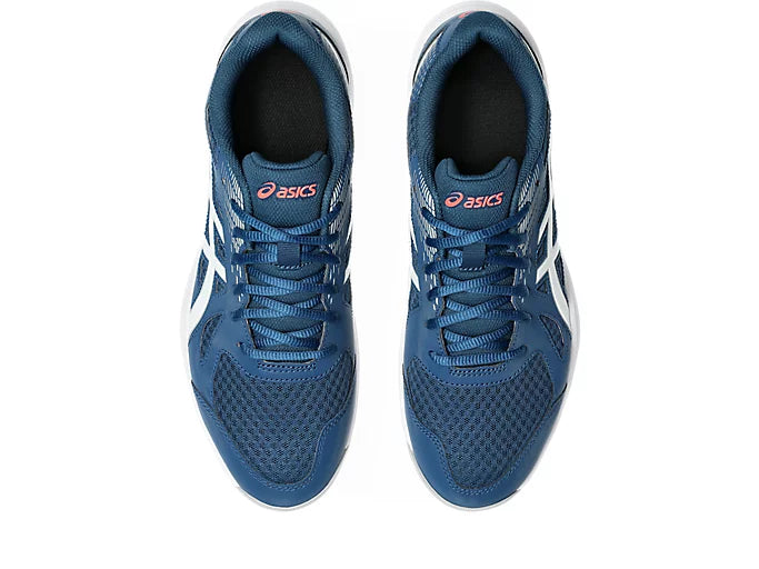 Asics Upcourt 6 Badminton Shoes | Mako Blue/White