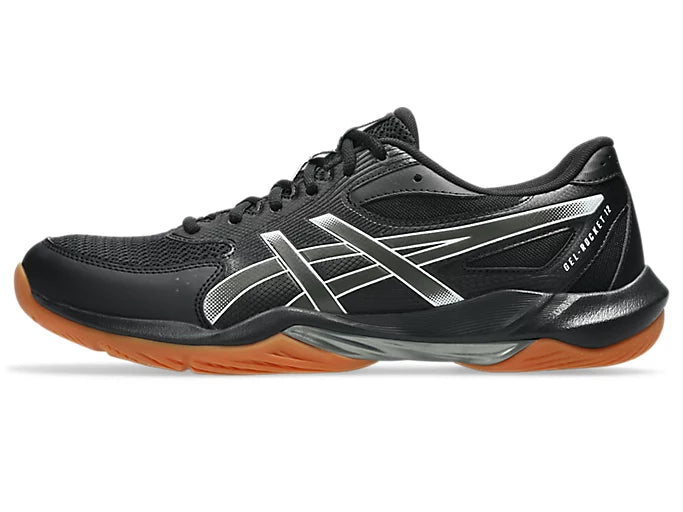 Asics Gel Rocket 12 Badminton Shoe | Black/Gunmetal