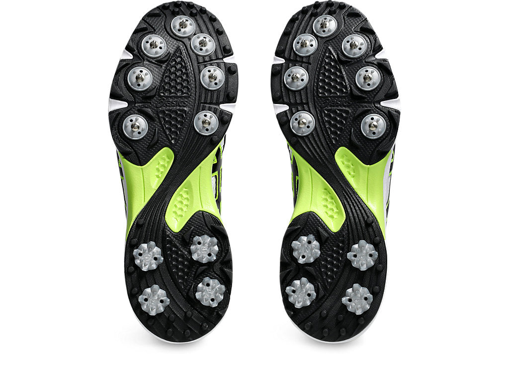 Asics Gel-Gully 7 Men's Cricket Shoe | White/Safety Yellow