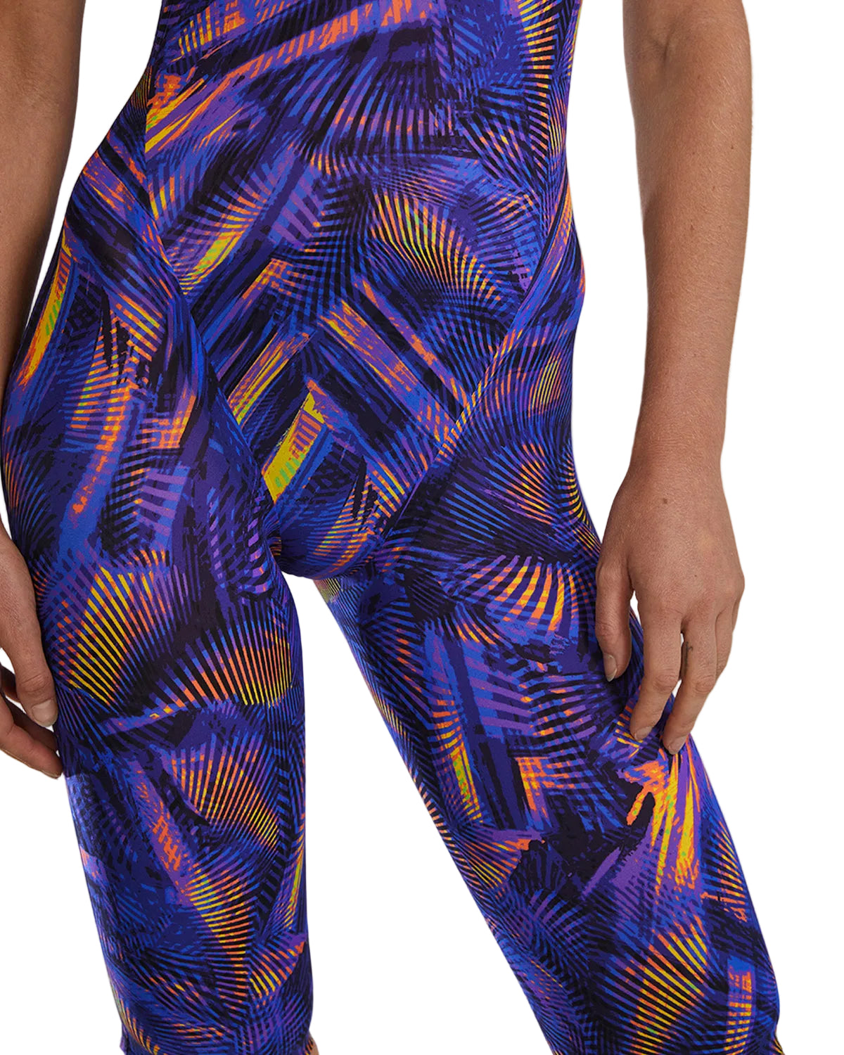 TYR Women's Avictor 2.0 Helux Closed Back Swimsuit | Purple/Gold