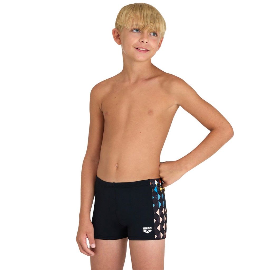 Arena Boys Carnival Swim Short Black / Multi