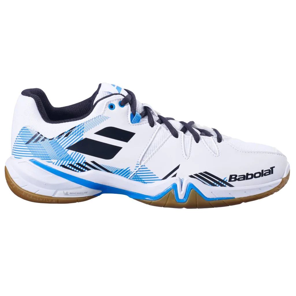 Babolat Men's Shadow Spirit Badminton Shoes- White/Black – Achivr