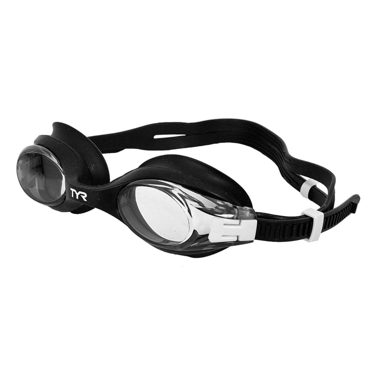TYR Corrective Optical Swimming Goggles Smoke1