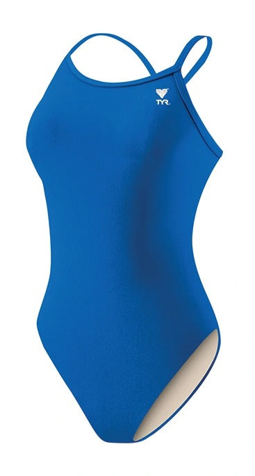 TYReco Women's Solid Diamondfit Swimsuit | Royal