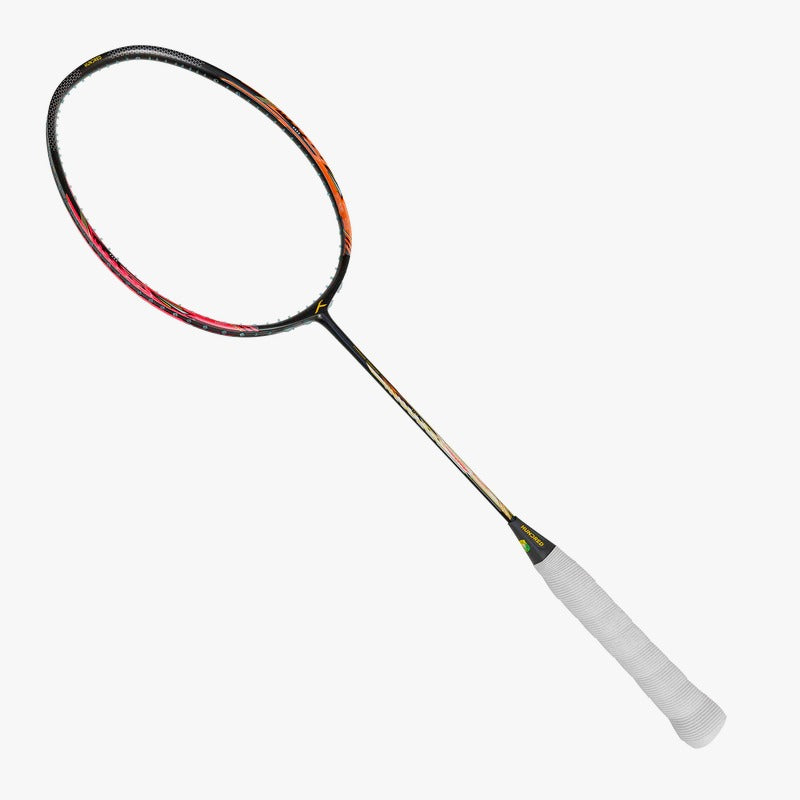 Hundred Flareon 700 Badminton Racket (Unstrung) | Black/Orange/Pink 3U
