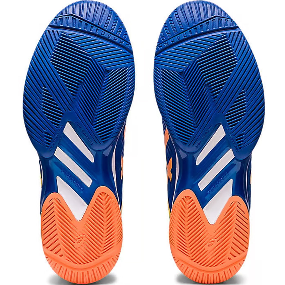Asics Solution Speed FF 2 Tennis Shoe | Tuna Blue/Sun Peach | UK 9