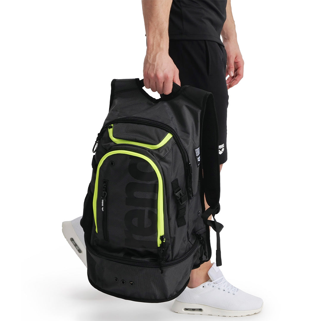 Arena Fastpack 3.0 Backpack | Dark Smoke Neon Yellow