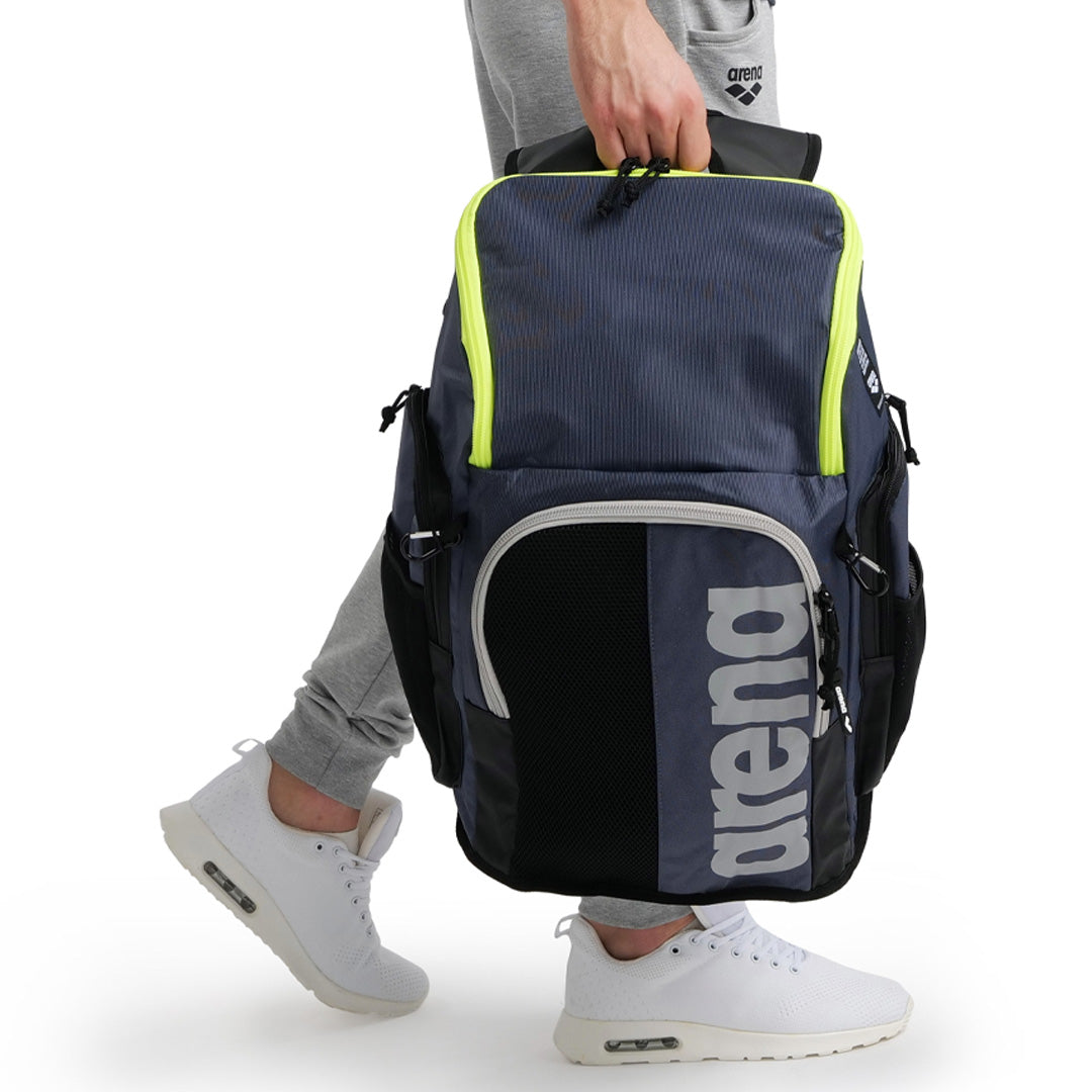 Arena Spiky III Backpack | Navy Neon Yellow