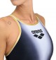 Arena One Evanescence Women's Swimsuit | Tech Back | Black-Multi-Gold