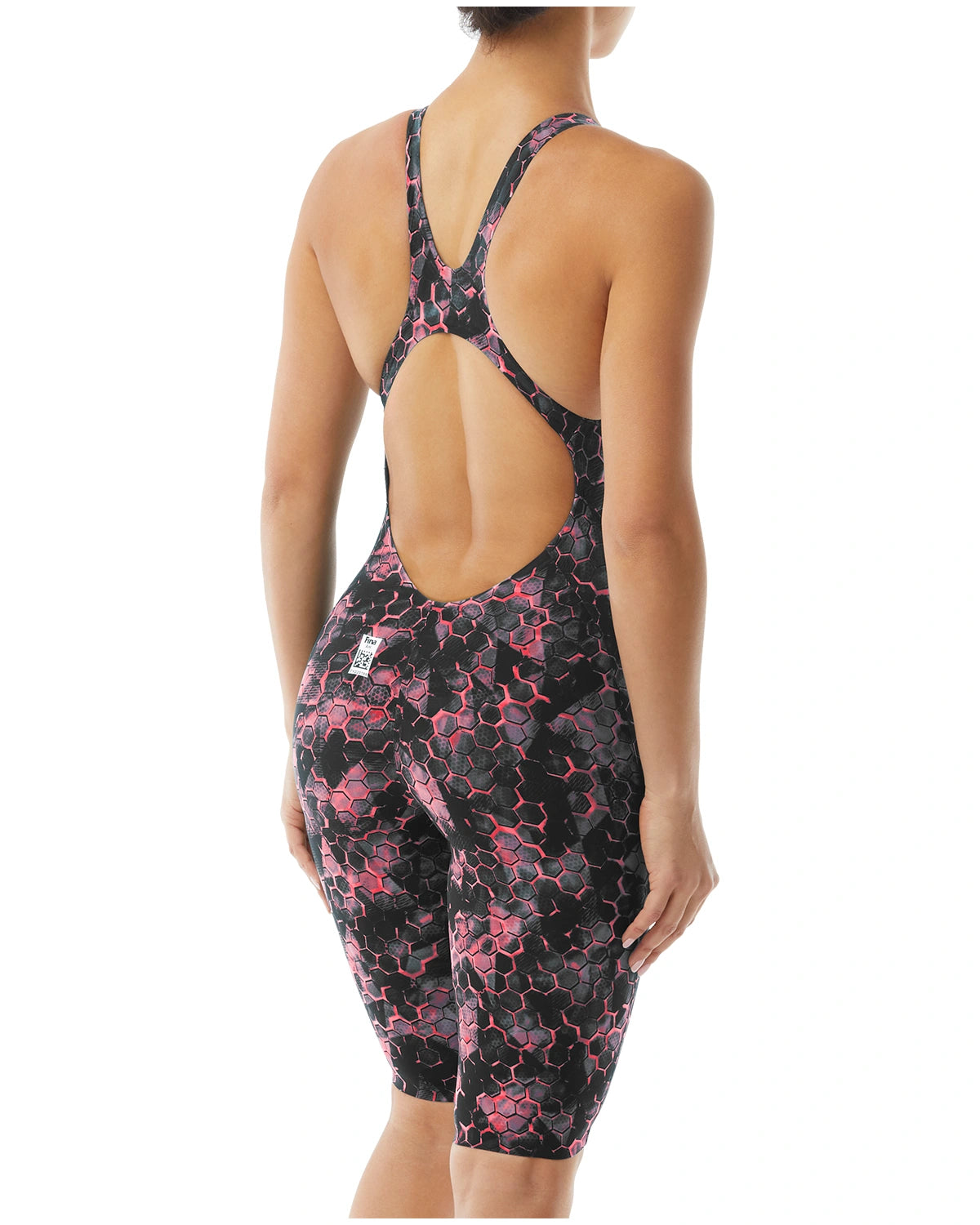 TYR Women’s Avictor Supernova | Open Back | Red Grey