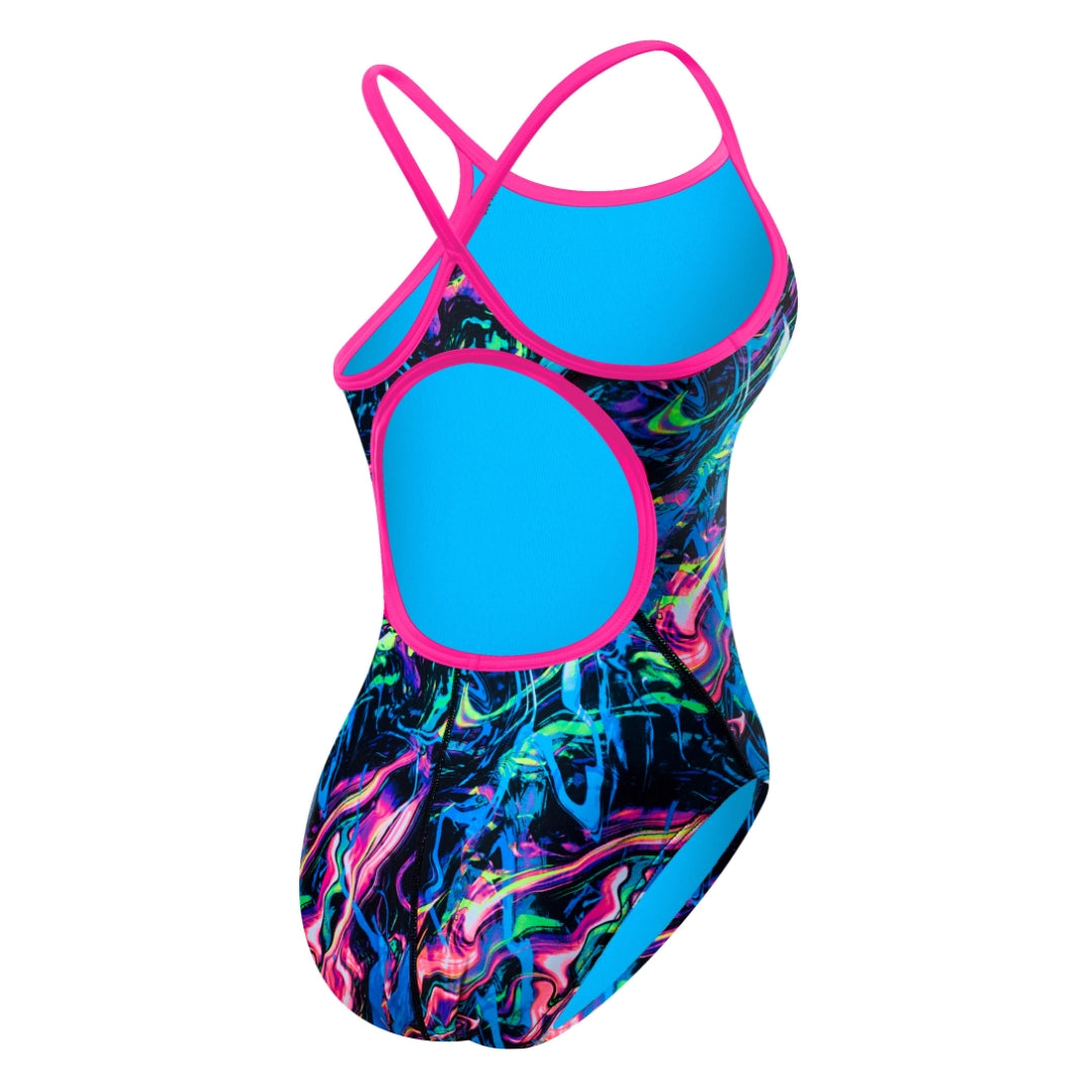 TYR Women's Penello Diamondfit Swimsuit Youthfit- Multi