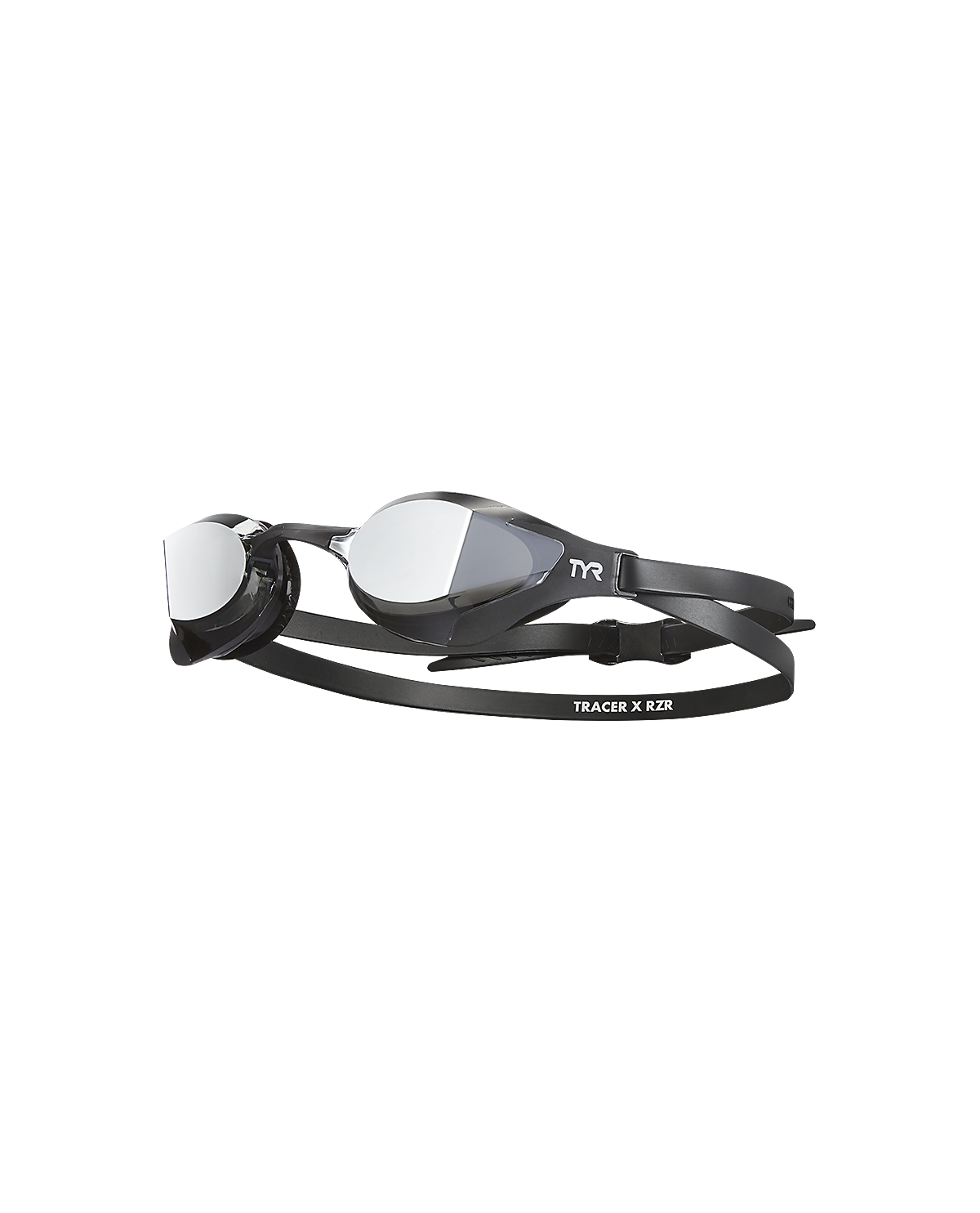 TYR Tracer-X RZR Racing Mirrored Goggles | Silver Black