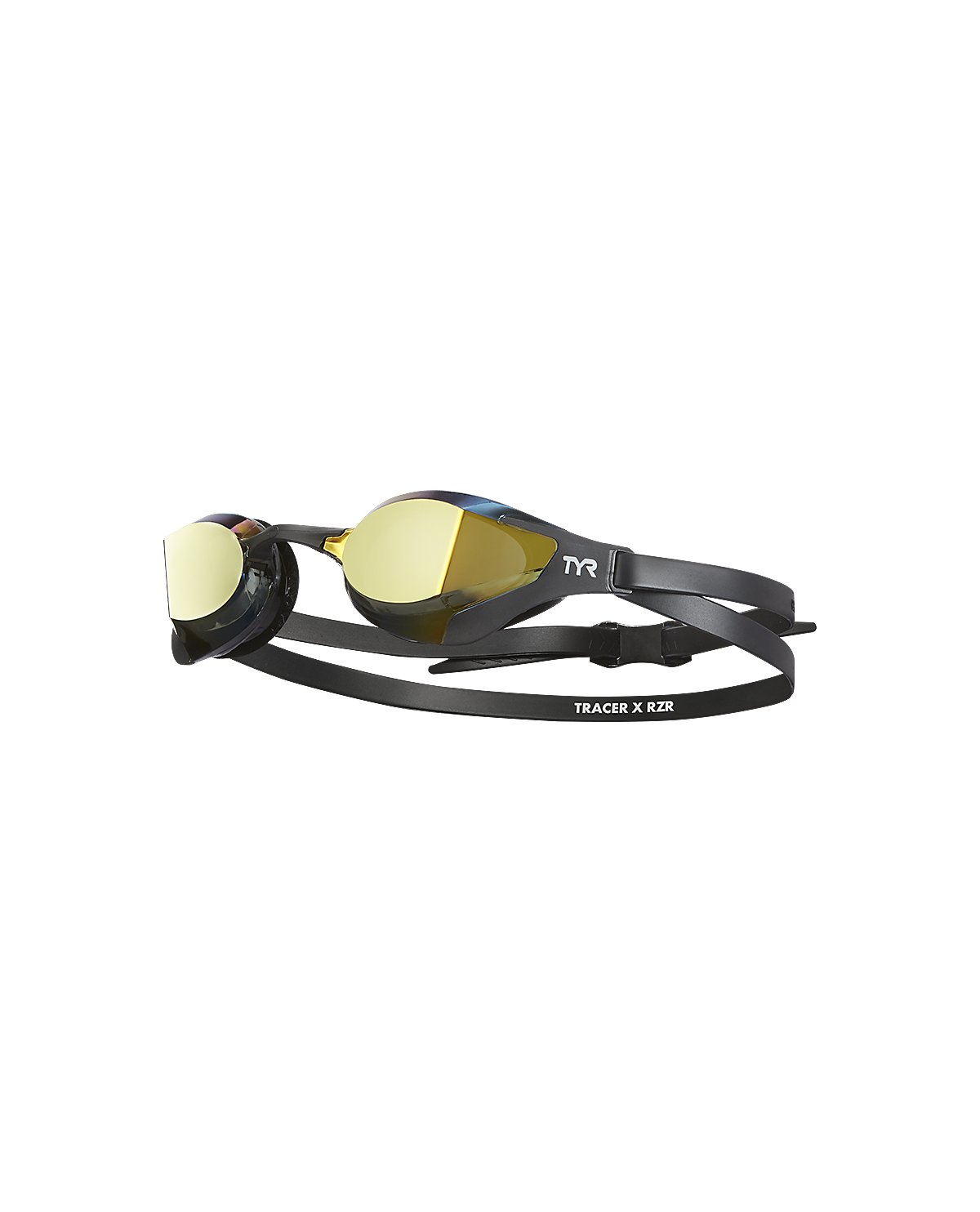 TYR Tracer-X RZR Racing Mirrored Goggles | Gold Black