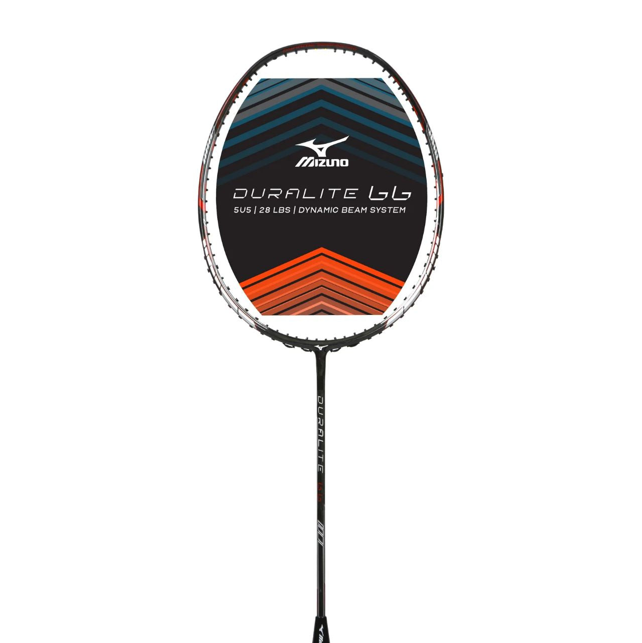 Mizuno Duralite 66 Badminton Racket 5U (Unstrung) Gloss Lacq/Radiant Achivr