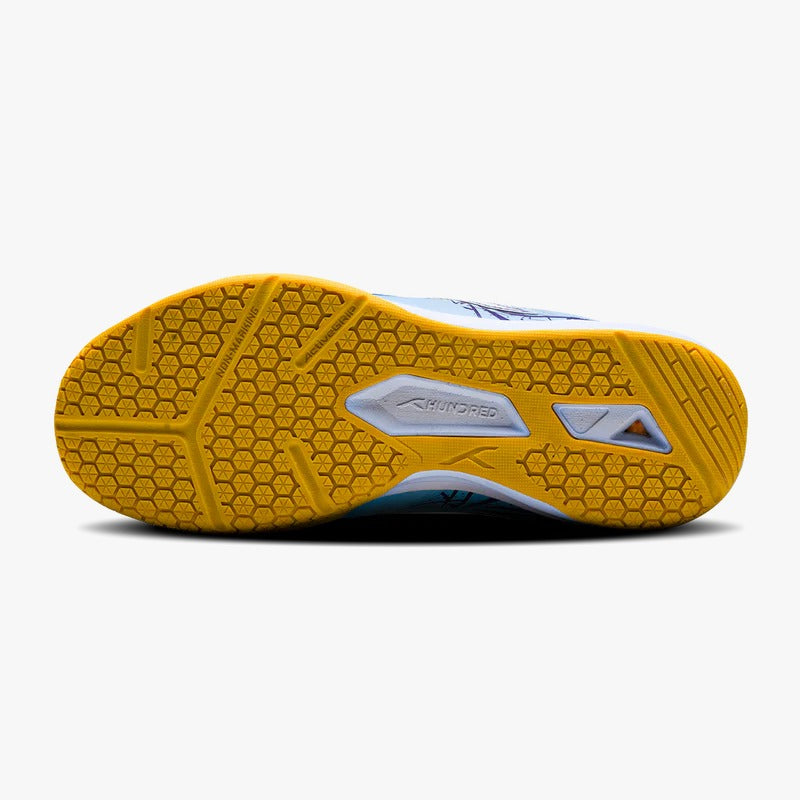 Hundred Blade Pro Badminton Shoes | Blue/Yellow