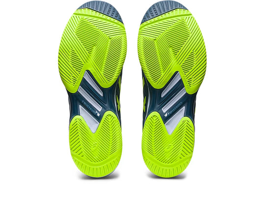 Asics Solution Speed FF 2 Tennis Shoe - Steel Blue/Hazard Green