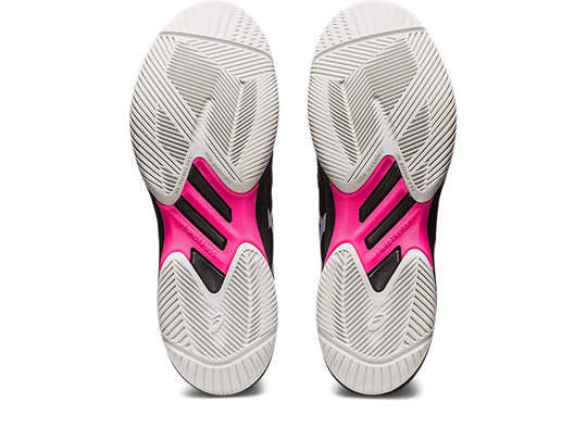 Asics Solution Swift FF Tennis Shoe - Black/Hot Pink