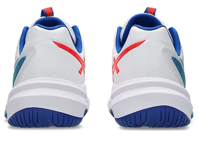 Asics Sky Elite FF 3 Badminton Shoe | White/Asics Blue