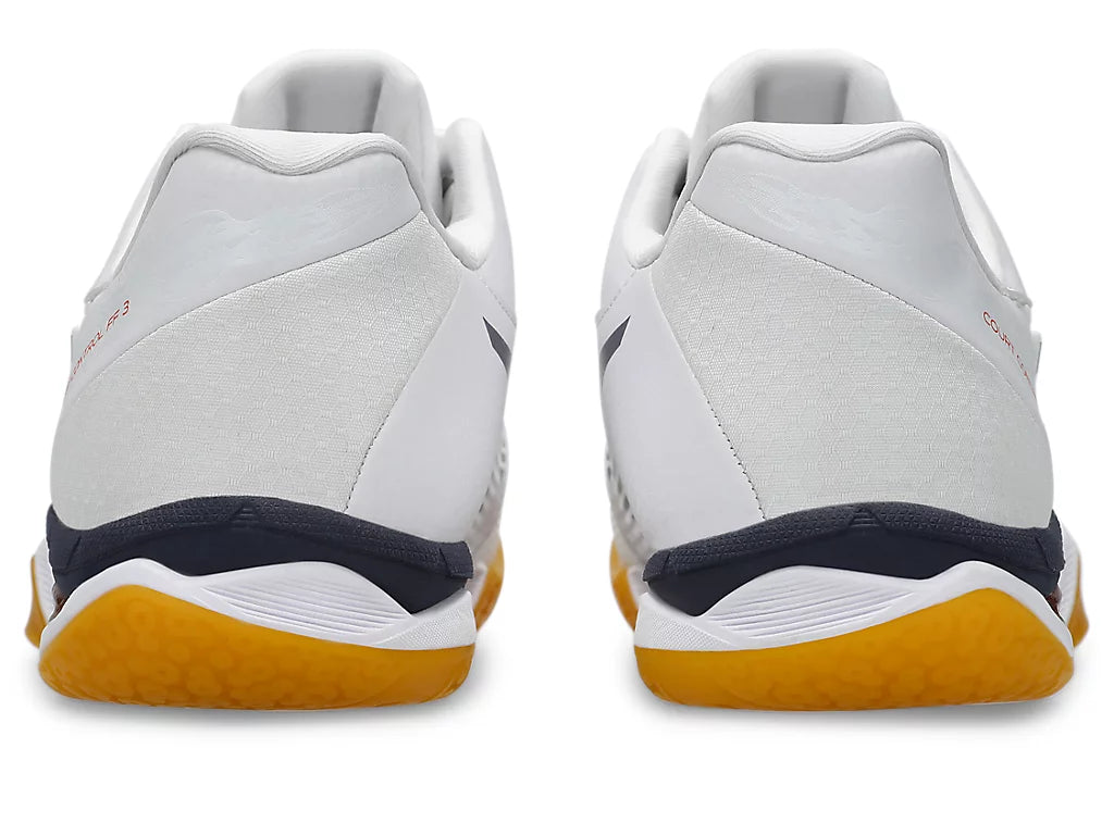 Asics Court Control FF 3 Badminton Shoe | White/Indigo Fog