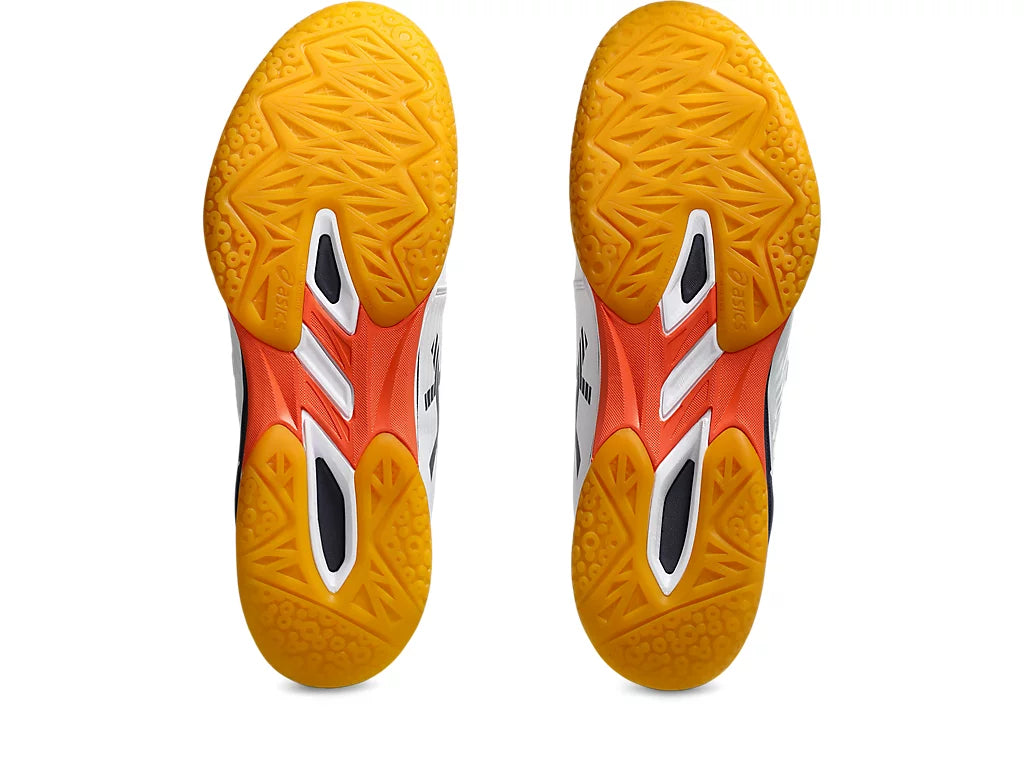 Asics Court Control FF 3 Badminton Shoe | White/Indigo Fog