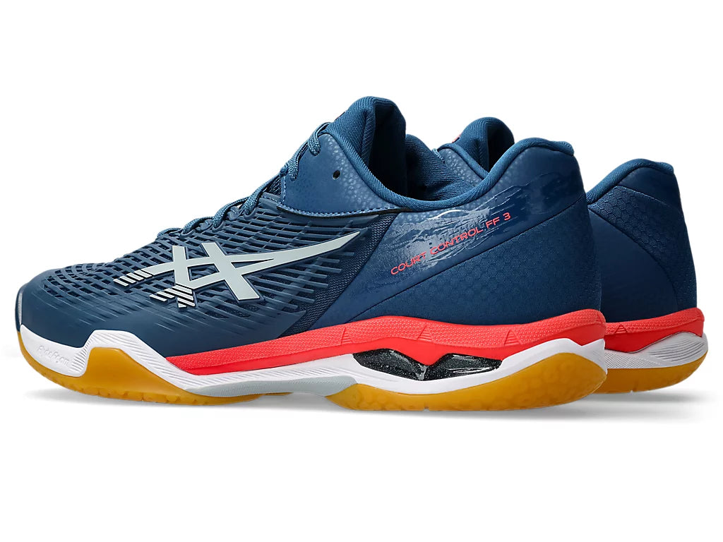 Asics Court Control FF 3 Badminton Shoe | Mako Blue/Piedmont Grey