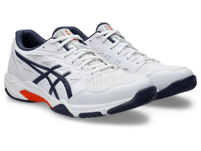 Asics Gel Rocket 11 Badminton Shoe | White/Indigo Fog
