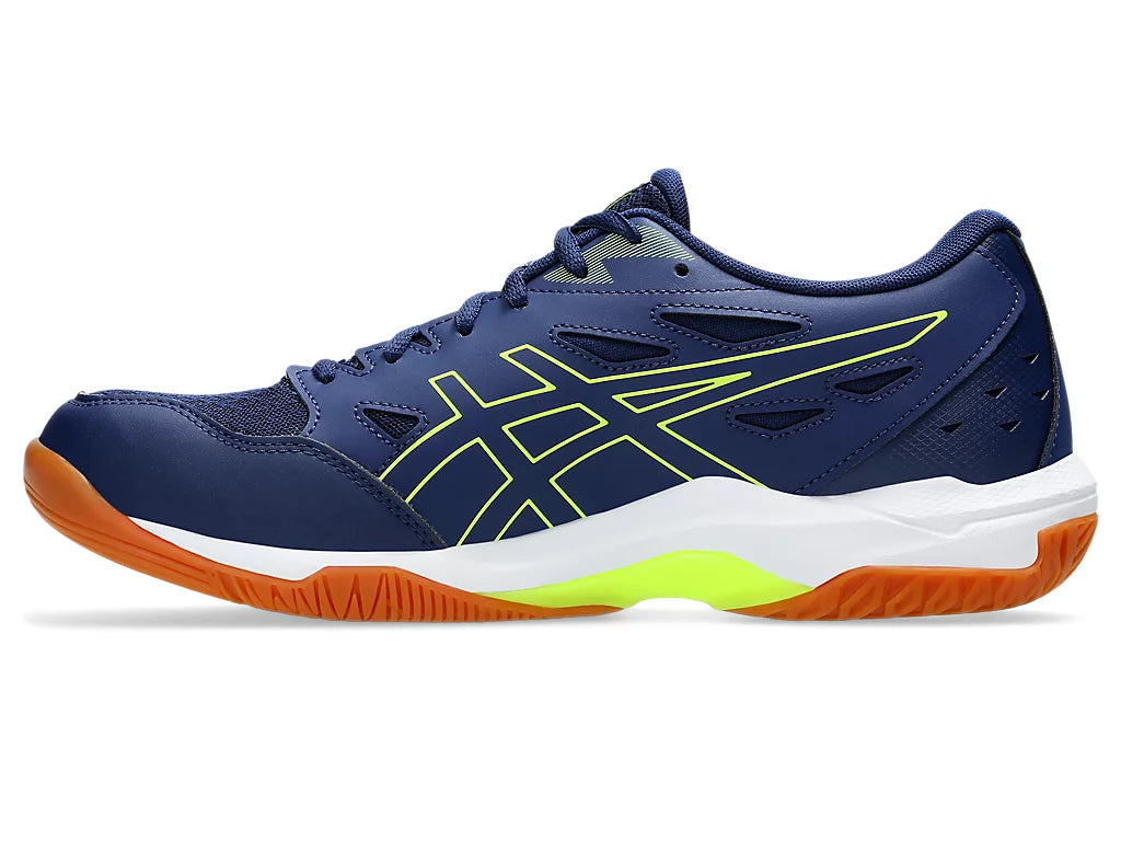 Asics Gel Rocket 11 Badminton Shoe Blue Expanse Safety Yellow Achivr
