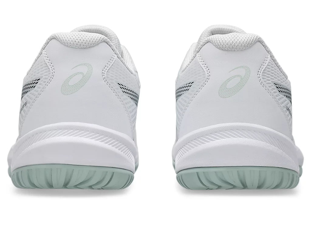 Asics Upcourt 6 Badminton Shoes | White/Tranquil Teal