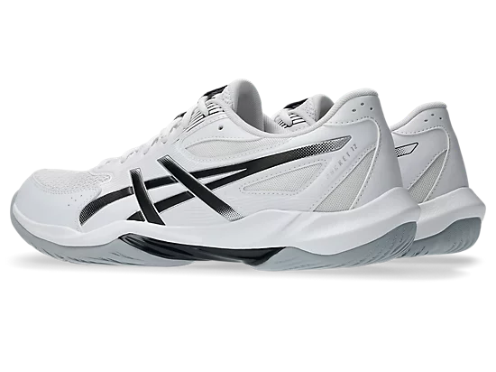 Asics Gel Rocket 12 Badminton Shoe | White/Black