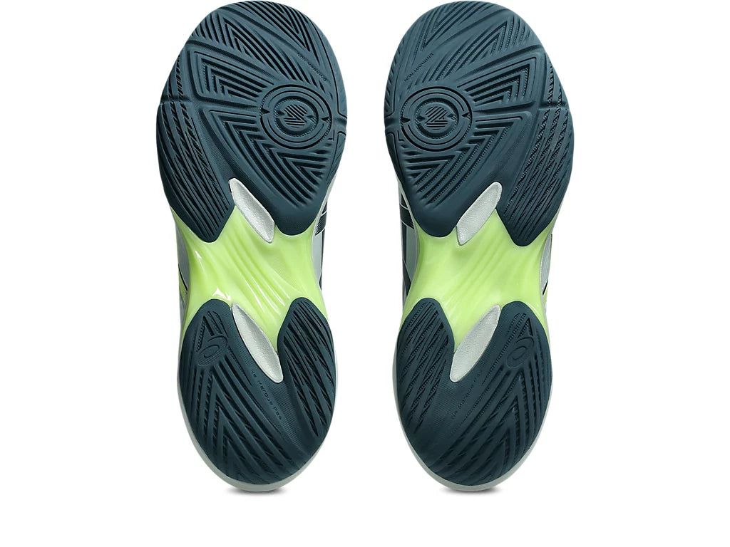 Asics Gel Rocket 12 Badminton Shoe | Lichen Rock/Tranquil Teal