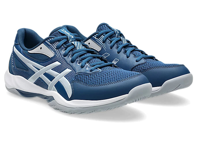 Asics Gel Rocket 12 Badminton Shoe | Mako Blue/Piedmont Grey