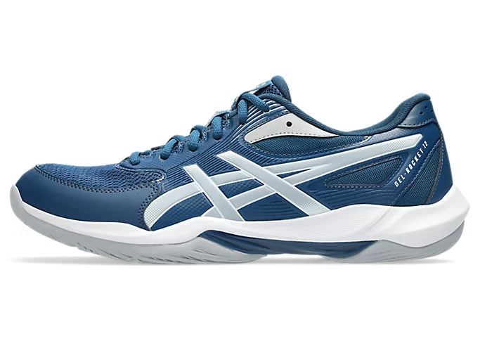 Asics Gel Rocket 12 Badminton Shoe | Mako Blue/Piedmont Grey