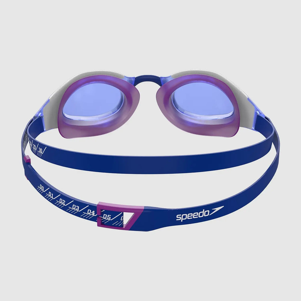 Speedo Fastskin Hyper Elite Mirror Goggles | Pink- Blue