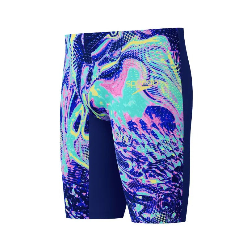 Speedo Men's Fastskin LZR Valor 2.0 Jammer | Navy/Multi