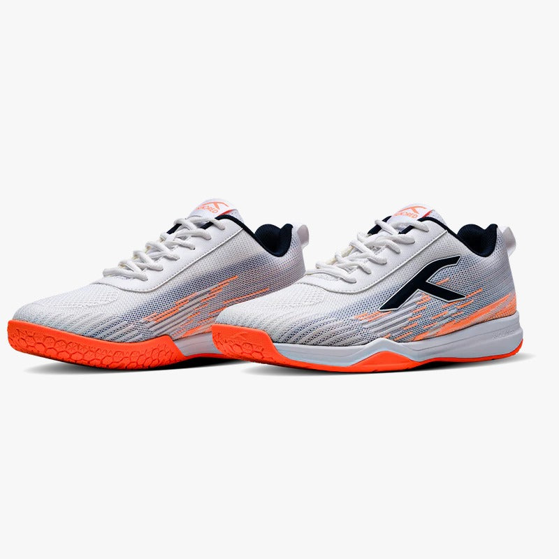 Hundred Blade Lite II Badminton Shoes | White/Navy Orang
