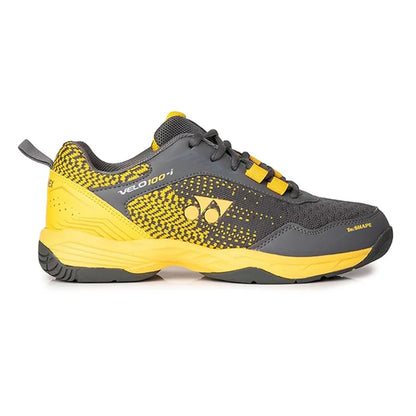 Yonex Velo 100-i Men's Badminton Shoe | Steel Gray/Honey Mustard