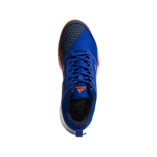 Adidas Stin TNS 23 Tennis Shoe - Lucid Blue/Collegiate Navy/Semi Impact Orange