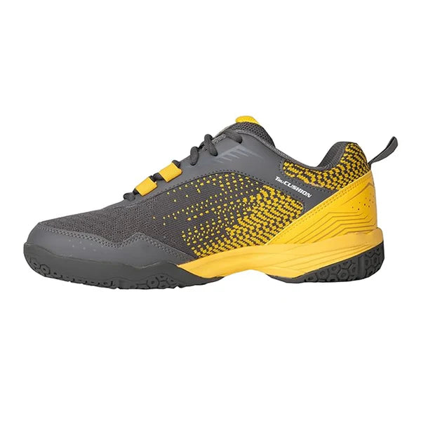 Yonex Velo 100-i Men's Badminton Shoe | Steel Gray/Honey Mustard