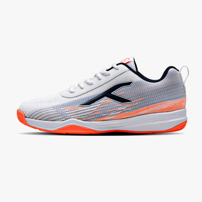 Hundred Blade Lite II Badminton Shoes | White/Navy Orang