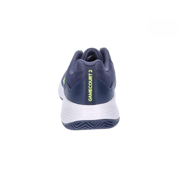 Adidas Game Court 2.0 Men's Tennis Shoe |Shadow Navy/Lucid Lemon/Cloud White
