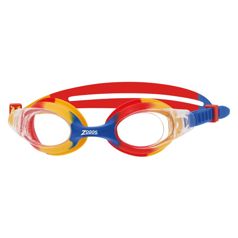 Zoggs Bondi Junior Swimming Goggles | Yellow/Red/Clear