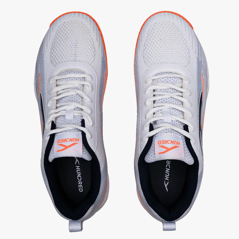 Hundred Blade Lite II Badminton Shoes | White/Navy Orang