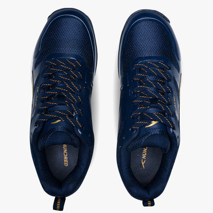 Hundred Blade Pro Badminton Shoes | Navy/Gold