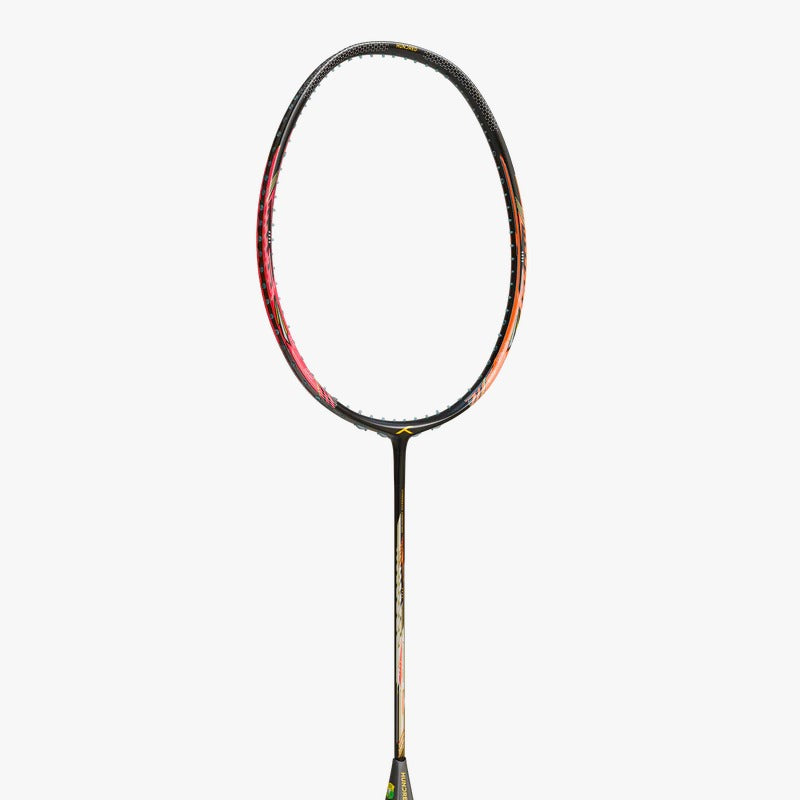 Hundred Flareon 700 Badminton Racket (Unstrung) | Black/Orange/Pink 3U