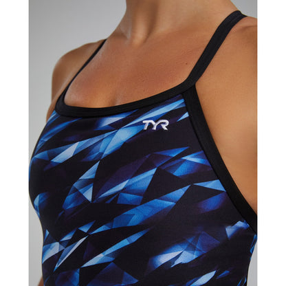 TYR Women's Triadic Durafast Elite Diamondfit Swimsuit | Blue