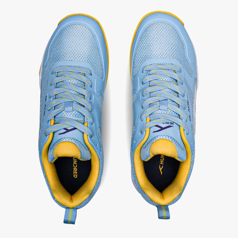 Hundred Blade Pro Badminton Shoes | Blue/Yellow