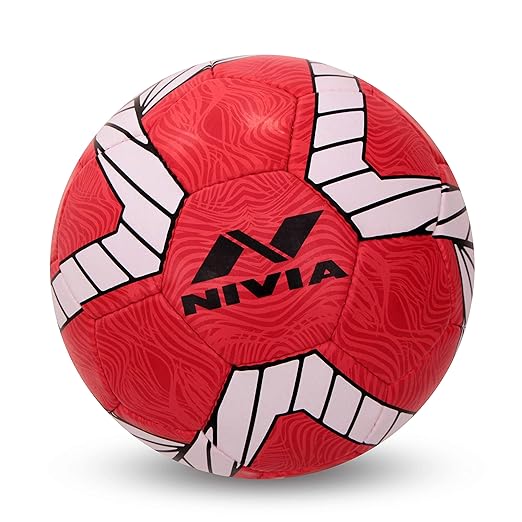 Nivia Kross World Football | Red Multi - Size 5