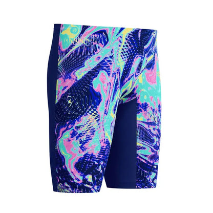 Speedo Men's Fastskin LZR Valor 2.0 Jammer | Navy/Multi